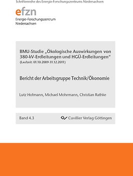 BMU-Studie "Ökologische Auswirkungen von 380-kV-Erdleitungen und HGÜ-Erdleitungen"
