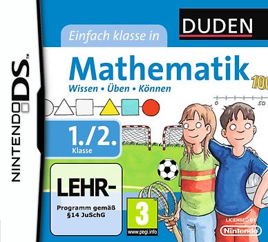 DUDEN Einfach Klasse in Mathe 1./2. Klasse Nintendo DS