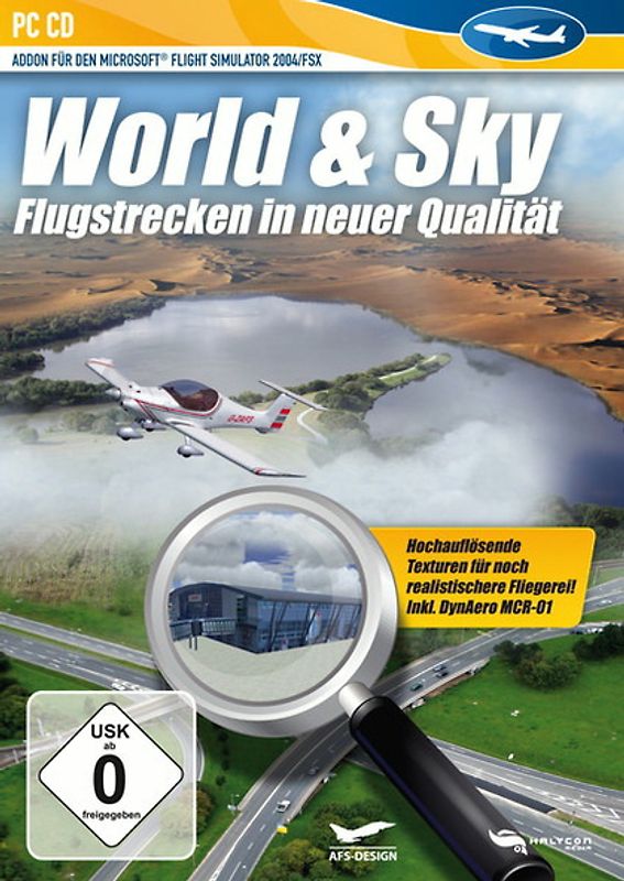 MS FS 2004/FSX AddOn: World & Sky PC Spiele