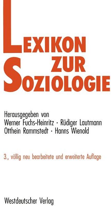 Lexikon zur Soziologie