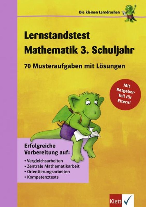 Lernstandstest Mathematik - 3. Schuljahr. 70 Musteraufgaben mit Lösungen