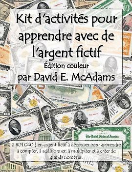 Kit d'activités pour apprendre avec de l'argent fictif