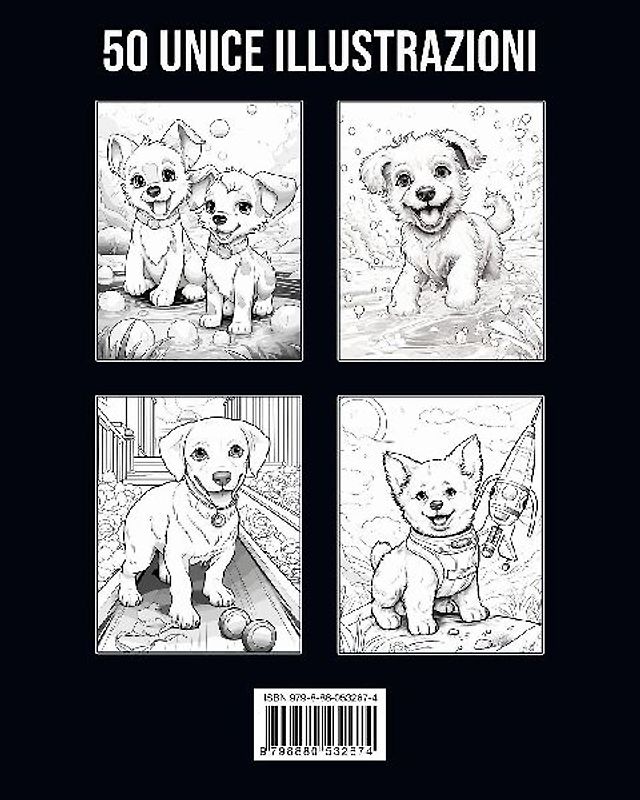 Cani Libro da Colorare