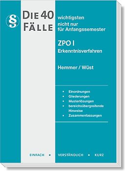 Die 40 Wichtigsten Fälle ZPO I