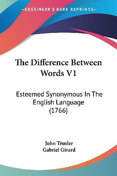 The Difference Between Words V1