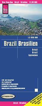 Reise Know-How Landkarte Brasilien / Brazil (1:3.850.000)