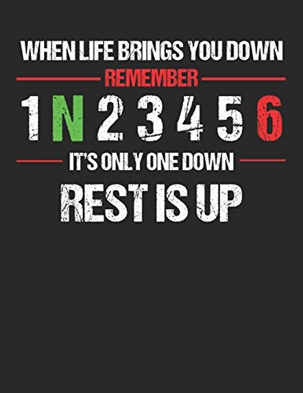 Racing Logbuch: Dein persönliches Tagebuch für Motorrad Rennen und Renntrainings auf der Rennstrecke ♦ für über 100 Einträge ♦ Großzügiges A4+ Format ♦ Motiv: Rest is up - Gangschaltung