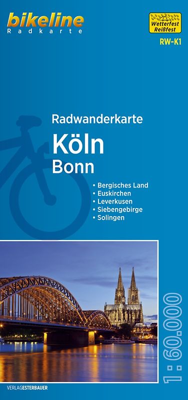 Radwanderkarte Köln Bonn RW-K1