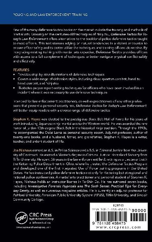 Defensive Tactics for Today's Law Enforcement