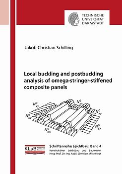 Local buckling and postbuckling analysis of omega-stringer-stiffened composite panels