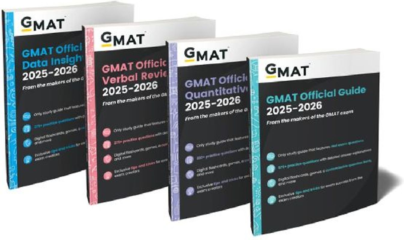 GMAT Official Guide 2025-2026 Bundle: Books + Online Question Bank