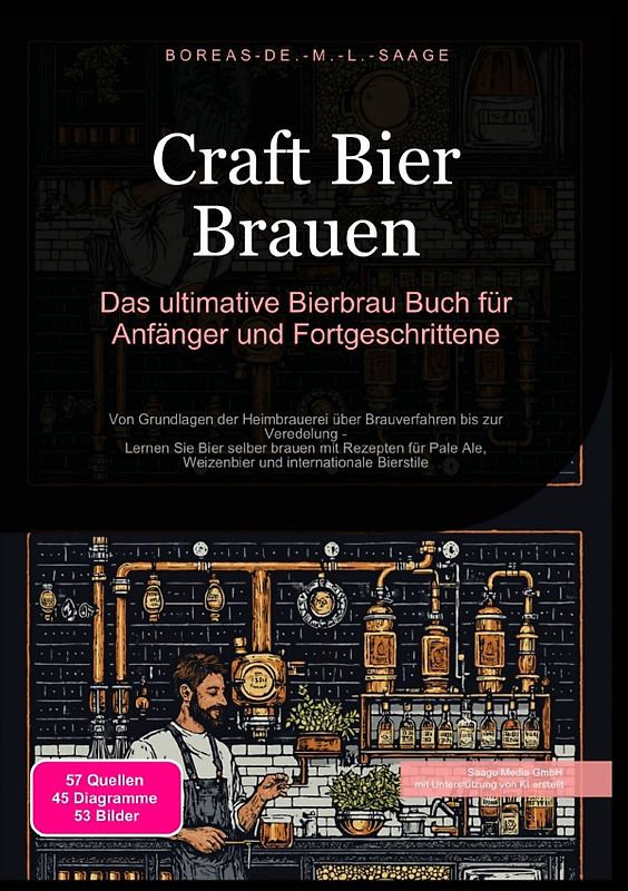 Bierbrauen (DE) / Craft Bier Brauen: Das ultimative Bierbrau Buch für Anfänger und Fortgeschrittene