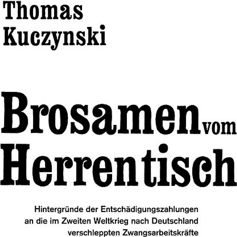 Brosamen vom Herrentisch