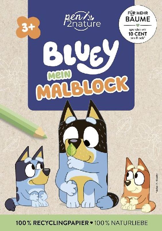 Bluey Mein Malblock