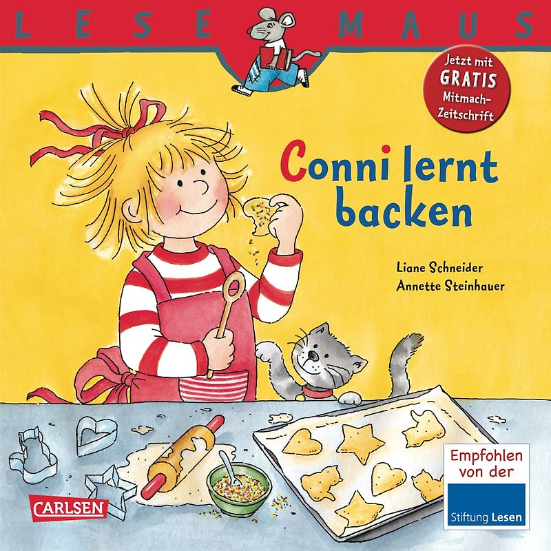 LESEMAUS 81: Conni lernt backen