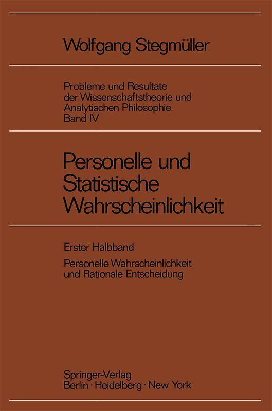 Personelle und Statistische Wahrscheinlichkeit