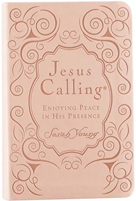 Jesus Calling, Pink Leathersoft, with Scripture References