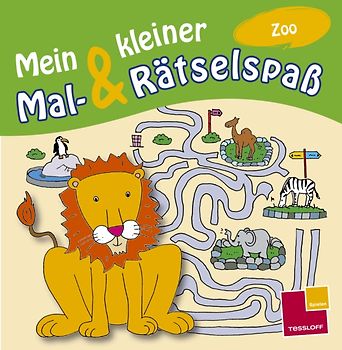 Mein kleiner Mal- & Rätselspaß. Zoo