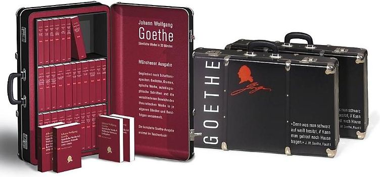 Johann Wolfgang Goethe - Sämtliche Werke nach Epochen seines Schaffens (Münchner Ausgabe)