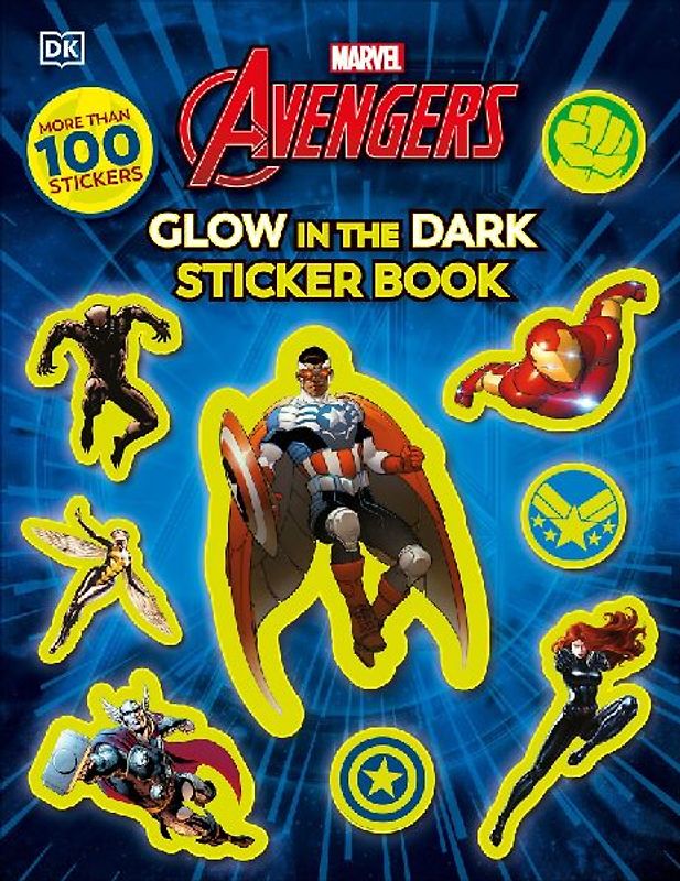 Marvel Avengers Glow in the Dark Sticker Book