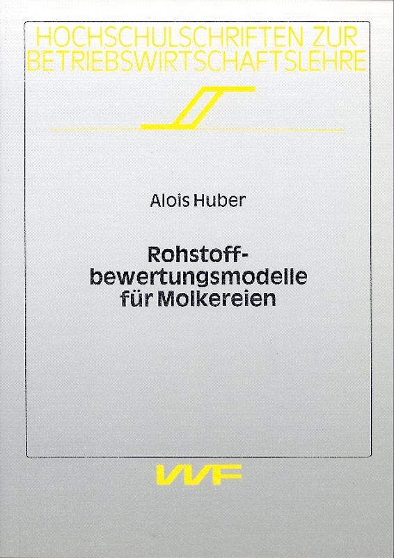 Rohstoffbewertungsmodelle für Molkereien