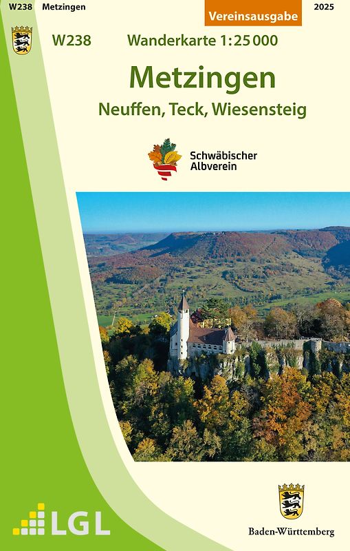 W238 Metzingen - Neuffen, Teck, Wiesensteig
