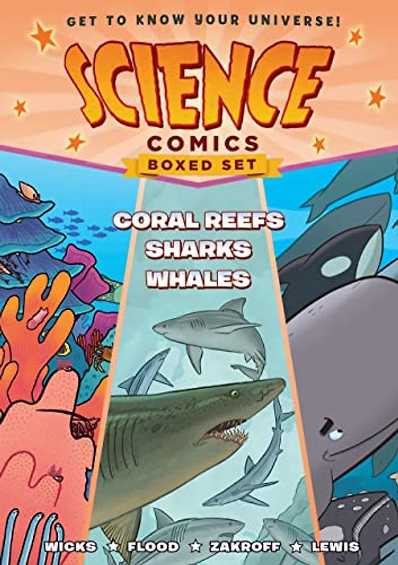 Science Comics: Coral Reefs / Sharks / Whales