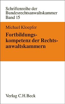 Fortbildungskompetenz der Rechtsanwaltskammern