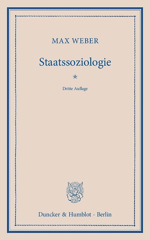 Staatssoziologie.