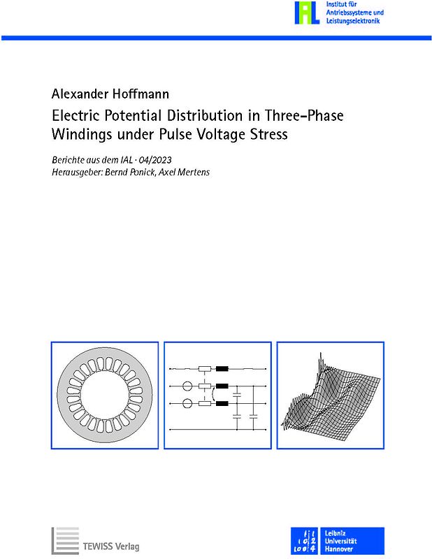 Electric Potential Distribution in Three-Phase Windings under Pulse Voltage Stress