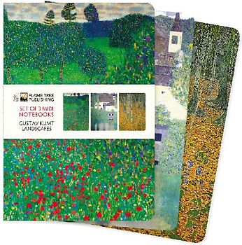 Gustav Klimt: Landscapes Set of 3 MIDI Notebooks