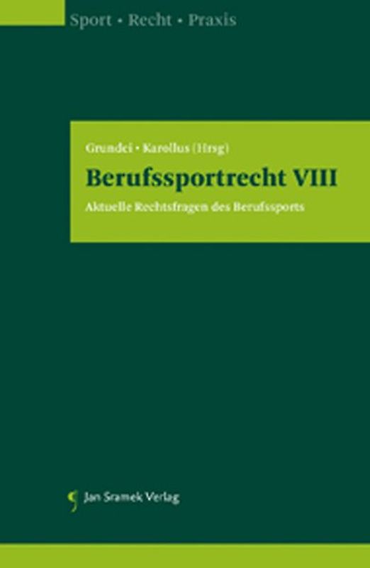 Berufssportrecht VIII