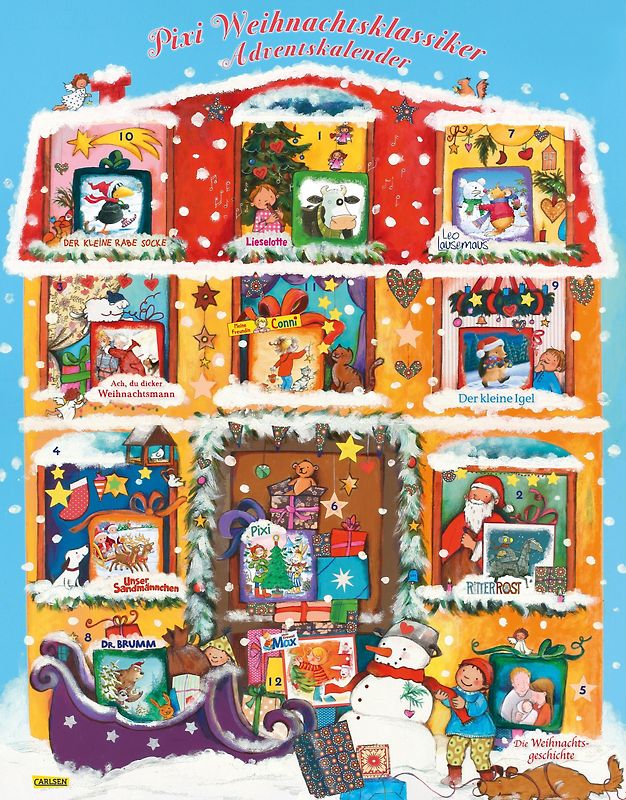 Pixi Adventskalender mit Weihnachts-Bestsellern 2018