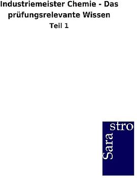 Industriemeister Chemie - Das prüfungsrelevante Wissen