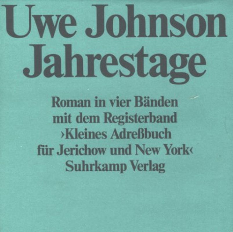 Jahrestage 1–4