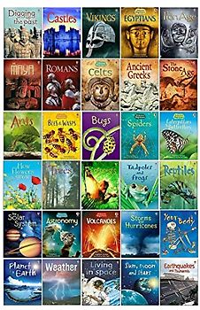 Usborne Beginners History, Science & Nature Collection 30 Books Set