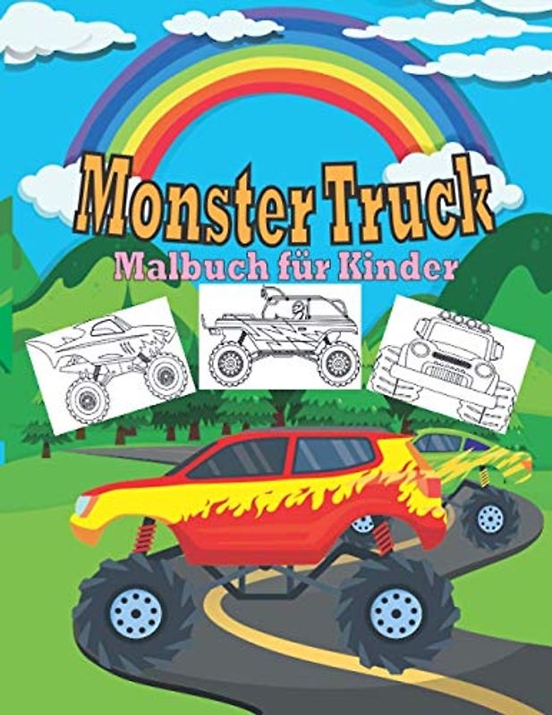 Monster Truck Malbuch für Kinder: Monster Truck Malbuch für Kinder | Spaß und coole Designs von Monster Trucks
