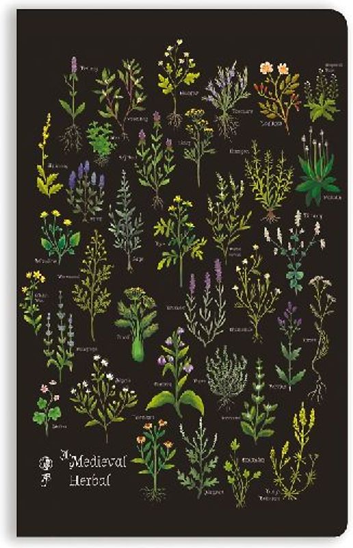Anna Stead: Medieval Herbal (Soft Touch Journal)