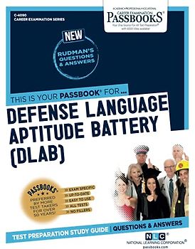 Defense Language Aptitude Battery (DLAB): Passbooks Study Guide (Admission Test: Passbook, C-4090)