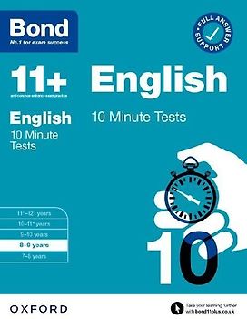 Bond 11+ English 10 Minute Tests with Answer Support 8-9 years (for GL Assessment & other 11 plus exams)