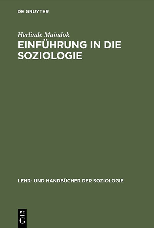 Einführung in die Soziologie