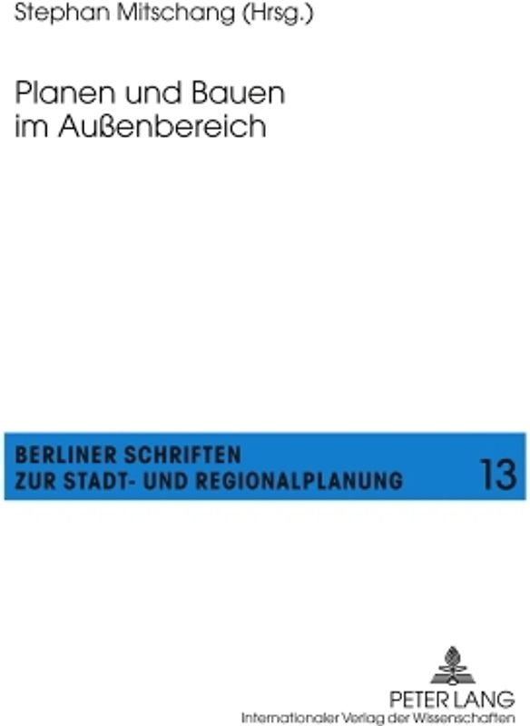 Planen und Bauen im Außenbereich