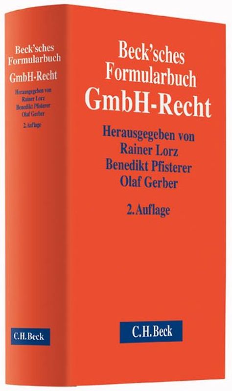 Beck'sches Formularbuch GmbH-Recht