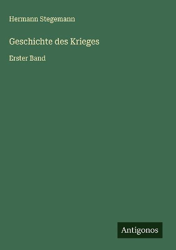 Geschichte des Krieges