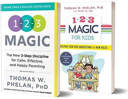 1-2-3 Magic Parenting Book Set: The Original Gentle Parenting Program Beloved by Millions of Parents (Parenting Toddlers and School Age Kids)