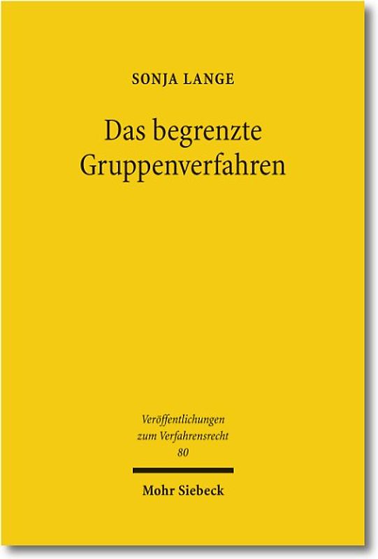 Das begrenzte Gruppenverfahren