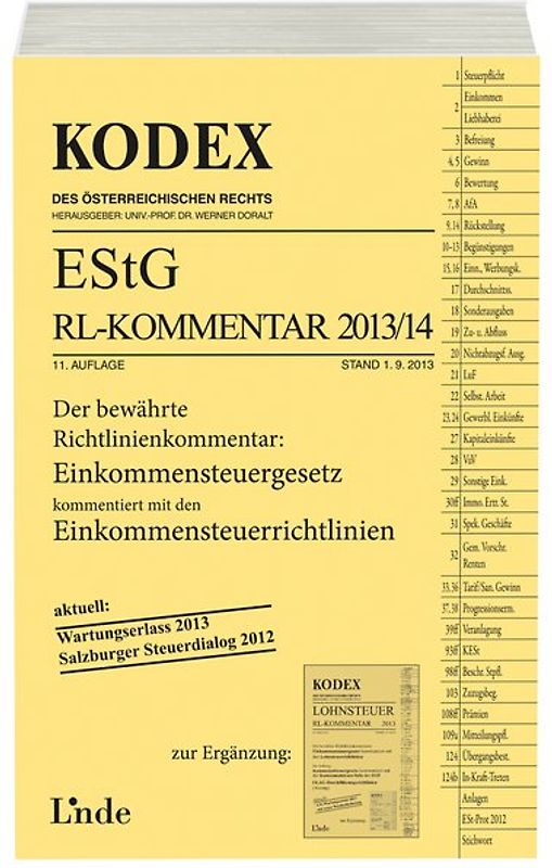 KODEX EStG Richtlinien-Kommentar 2013/14