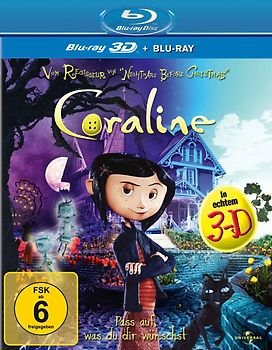 Coraline - 3D (stereoskopisch) 3D Blu-ray Disc