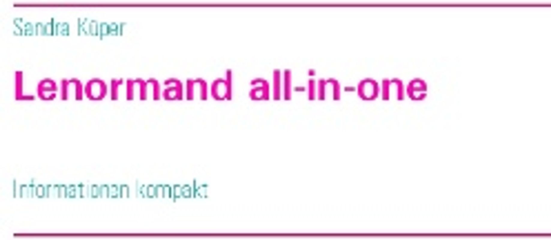 Lenormand all-in-one