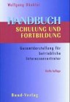 Handbuch Schulung und Fortbildung